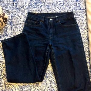 Levi’s Wide Leg Dark Blue Denim Jeans